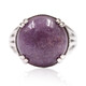 Lepidolite Silver Ring