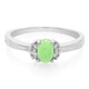 Imperial Chrysoprase Silver Ring