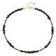 Mozambique Garnet Silver Necklace