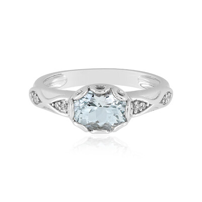 Brazilian Aquamarine Silver Ring