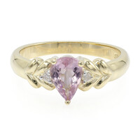 9K Pink Cuprian Tourmaline Gold Ring