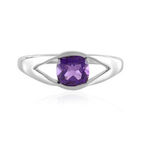 Siberian Amethyst Silver Ring