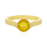 Madagascar Yellow Sapphire Silver Ring