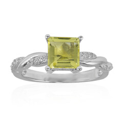 Ouro Verde Quartz Silver Ring