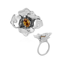 Yellow Zircon Silver Ring (SAELOCANA)