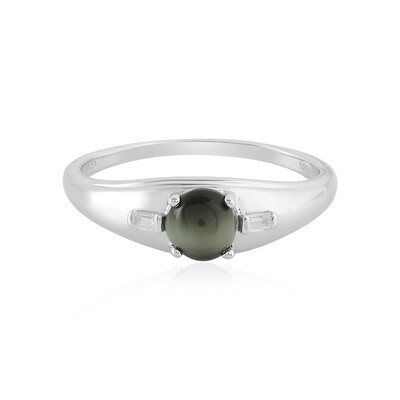 Cat's Eye Quartz Silver Ring