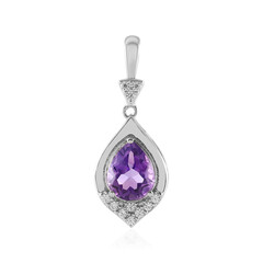 Moroccan Amethyst Silver Pendant