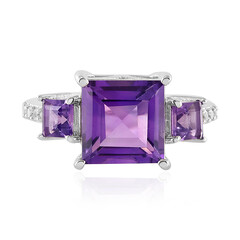 Uruguayan Amethyst Silver Ring