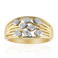 9K SI1 (G) Diamond Gold Ring