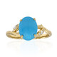 14K Sleeping Beauty Turquoise Gold Ring (Smithsonian)