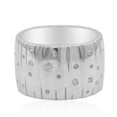 I1 (G) Diamond Silver Ring