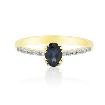 9K Blue Spinel Gold Ring