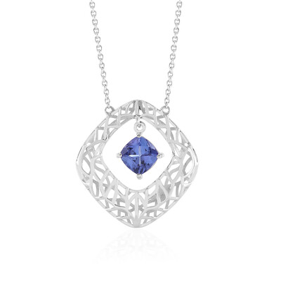 9K AAA Tanzanite Gold Necklace (Ornaments by de Melo)