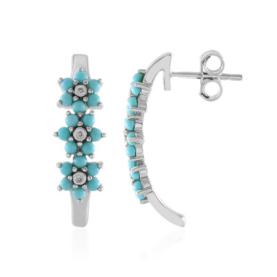 Turquoise Silver Earrings