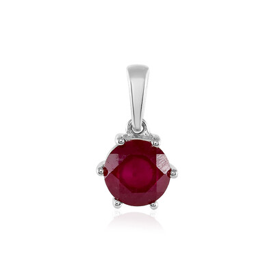 Madagascar Ruby Silver Pendant