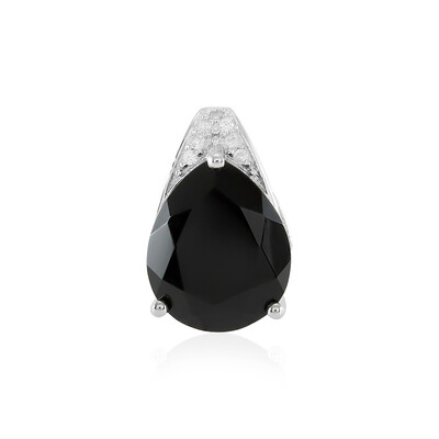 Black Onyx Silver Pendant