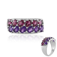 Zambian Amethyst Silver Ring