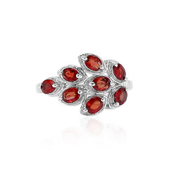 Tanzanian Ruby Silver Ring