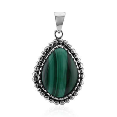 Malachite Silver Pendant (Art of Nature)