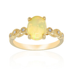 10K Australian Opal Gold Ring