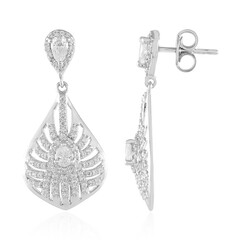 Zircon Silver Earrings