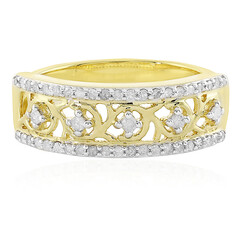 9K I4 (J) Diamond Gold Ring