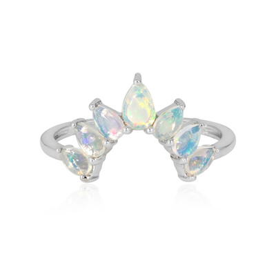 Welo Opal Silver Ring