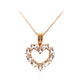 10K AAA Morganite Gold Necklace