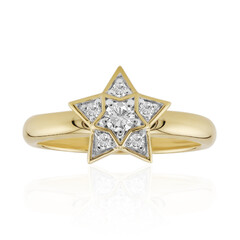 9K SI1 (G) Diamond Gold Ring