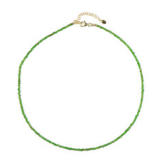 Russian Diopside Silver Necklace