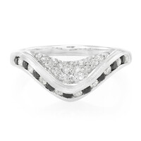 White Sapphire Silver Ring