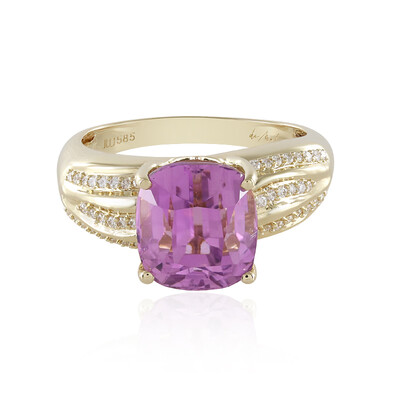 14K Patroke Kunzite Gold Ring (de Melo)