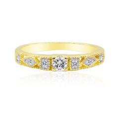 18K IF (D) Diamond Gold Ring