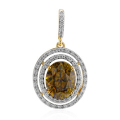 9K Bulgarian Sphalerite Gold Pendant (Mark Kaufman)