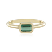 9K Benedito Green Tourmaline Gold Ring (Adela Gold)