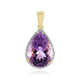 Amethyst Silver Pendant