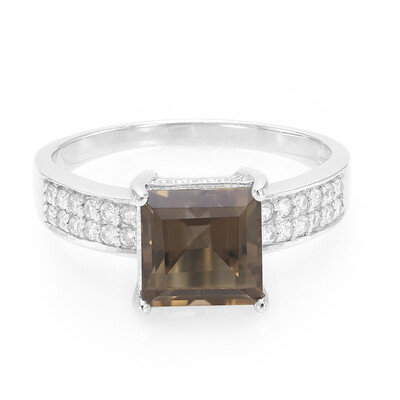 Smoky Quartz Silver Ring