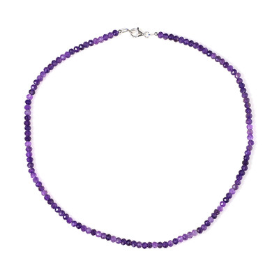 Amethyst Silver Necklace