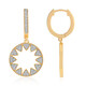 9K SI1 (G) Diamond Gold Earrings (Annette)