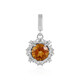 Madeira Citrine Silver Pendant