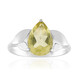 Lemon Citrine Silver Ring