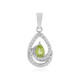 Peridot Silver Pendant