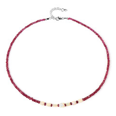 Madagascar Ruby Silver Necklace