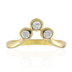 9K SI1 (G) Diamond Gold Ring