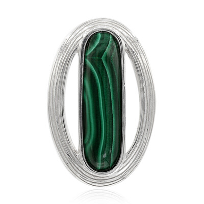 Malachite Silver Pendant (MONOSONO COLLECTION)