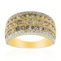 14K SI2 Fancy Diamond Gold Ring (CIRARI)