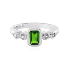 Russian Diopside Silver Ring