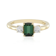 9K Benedito Green Tourmaline Gold Ring (Adela Gold)