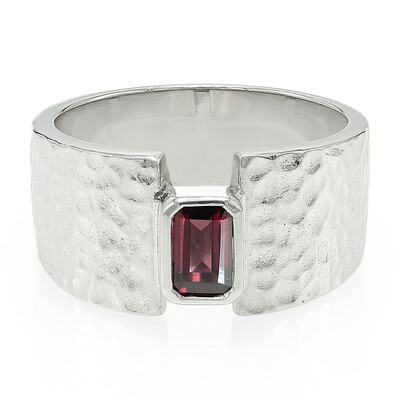 Rajasthan Rhodolite Silver Ring