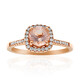 14K AAA Morganite Gold Ring (CIRARI)